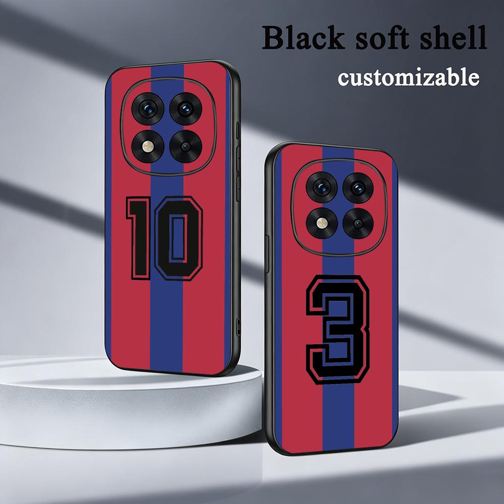 Xiaomi Redmi Note 14 - B-barcelonas football number Phone Case For