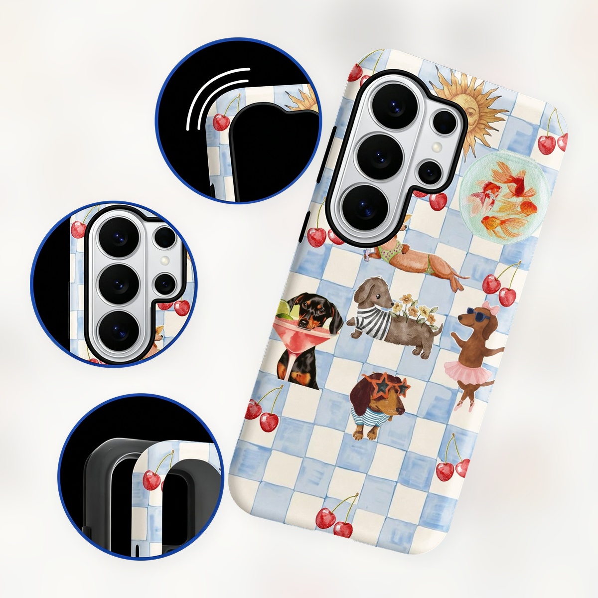 Funny Dogs Summer 2-in-1 Dual- - Samsung Galaxy S24 ulasan dan harga