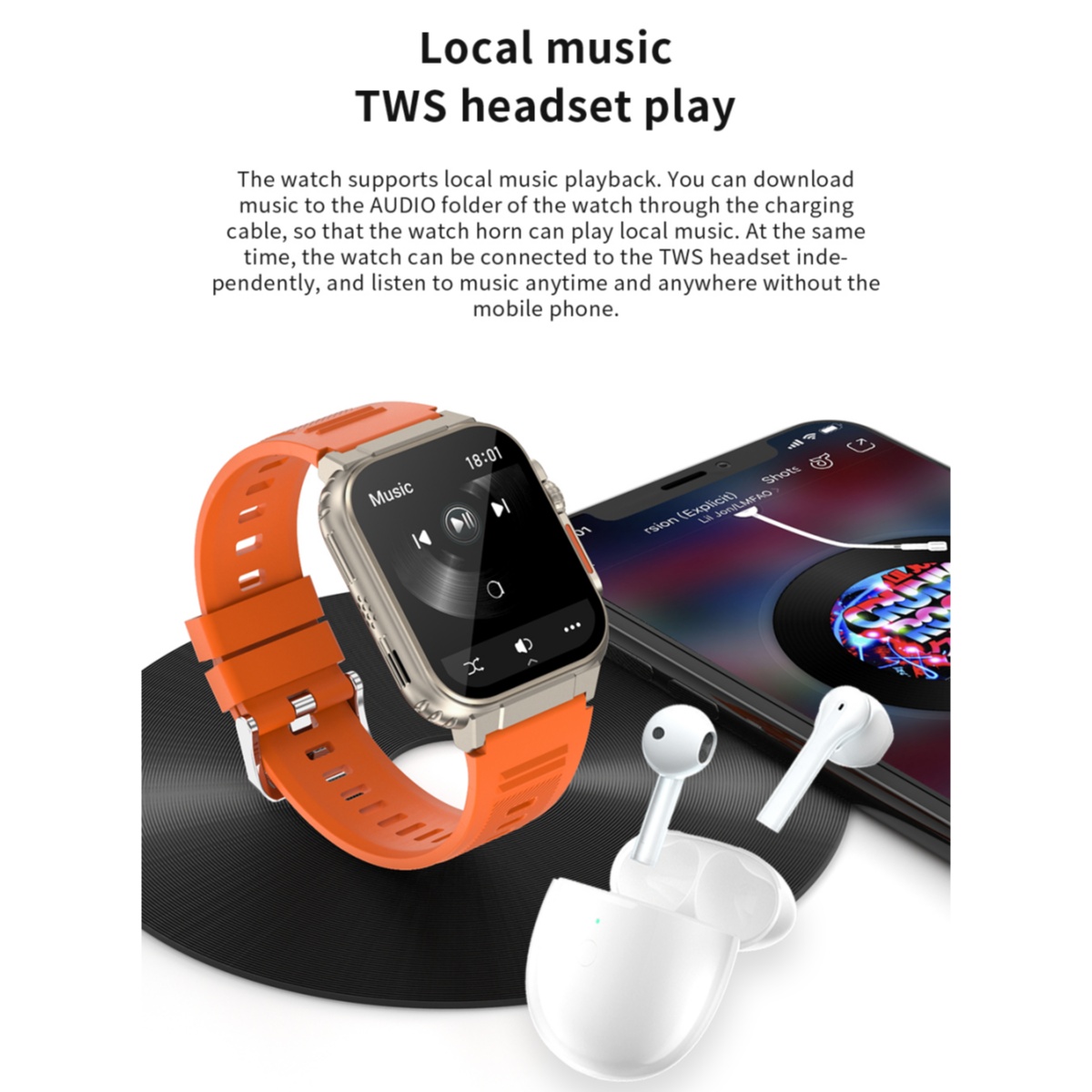 S12 Ultra MAX 5G Smartwatch 2. - Fall Detection Watch ulasan dan harga