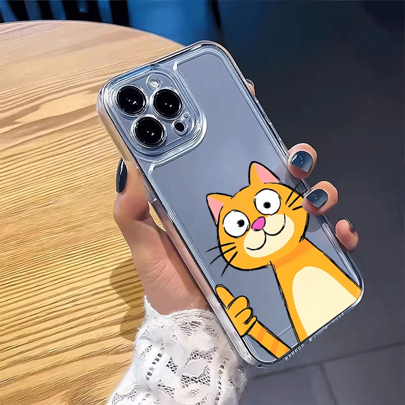 Cute Cartoon Orange Cat Phone  - Xiaomi Redmi Note 14 ulasan dan harga